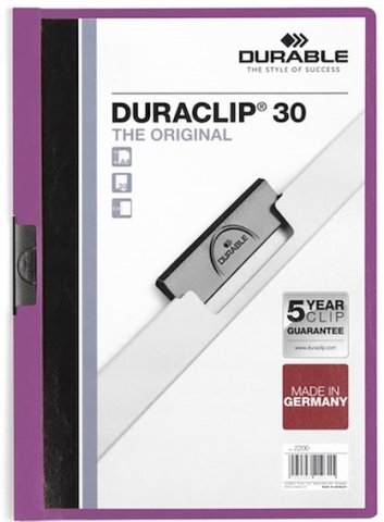 Durable Duraclip Original 30 Sayfa Kapasiteli - Lila
