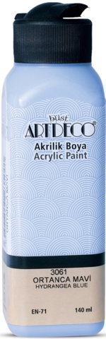 Artdeco Akrilik Boya 140 ML Ortanca Mavi Y-070R-3061