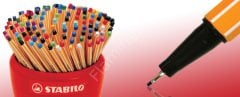 Stabilo Point 88 İnce Uçlu Keçeli  Kalem Kırmızı