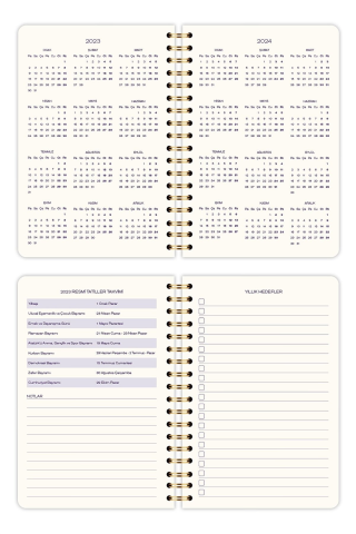 Victoria's Journals 2023 Günlük Spiralli Ajanda 14x20