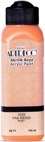 Artdeco Akrilik Boya 140 ML Pas Rengi Y-070R-3033
