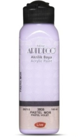 Artdeco Akrilik Boya 140 ML Pastel Mor Y-070R-3808