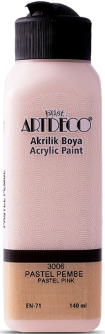 Artdeco Akrilik Boya 140 ML Pastel Pembe Y-070R-3006
