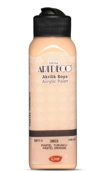 Artdeco Akrilik Boya 140 ML Pastel Turuncu Y-070R-3803