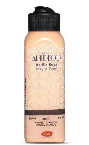 Artdeco Akrilik Boya 140 ML Pastel Turuncu Y-070R-3803