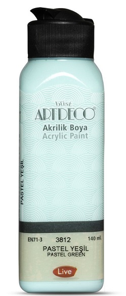 Artdeco Akrilik Boya 140 ML Pastel Yeşil Y-070R-3812