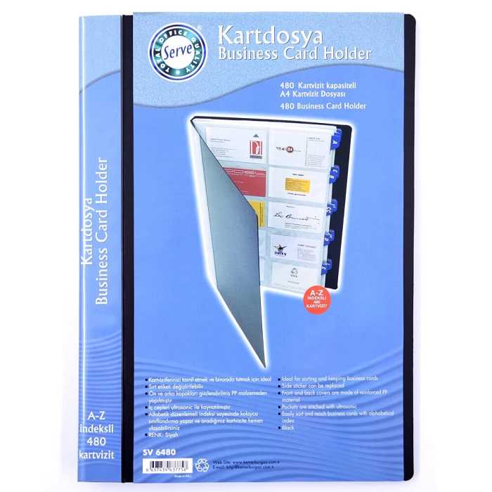 Serve Kartvizit Albümü A4 480'li