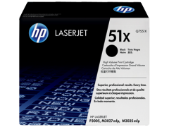 HP 51X Yüksek Kapasiteli Siyah Orijinal LaserJet Toner Kartuşu (Q7551X)