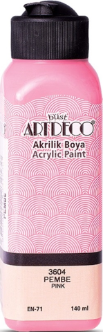 Artdeco Akrilik Boya 140 ML Pembe Y-070R-3604