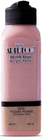 Artdeco Akrilik Boya 140 ML Pudra Pembe Y-070R-3055