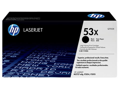 HP 53X Yüksek Kapasiteli Siyah Orijinal LaserJet Toner Kartuşu (Q7553X)