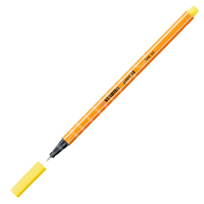 Stabilo Point 88 İnce Uçlu Keçeli  Kalem Limon Sarısı