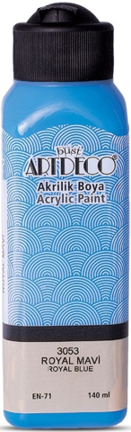 Artdeco Akrilik Boya 140 ML Royal Mavi Y-070R-3053