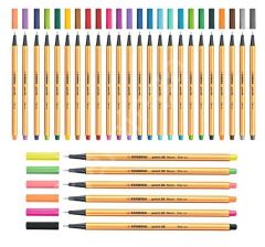 Stabilo Point 88 İnce Uçlu Keçeli  Kalem Gece Mavisi