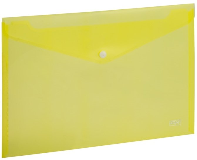 Kraf Çıtçıtlı Zarf A4 Sarı