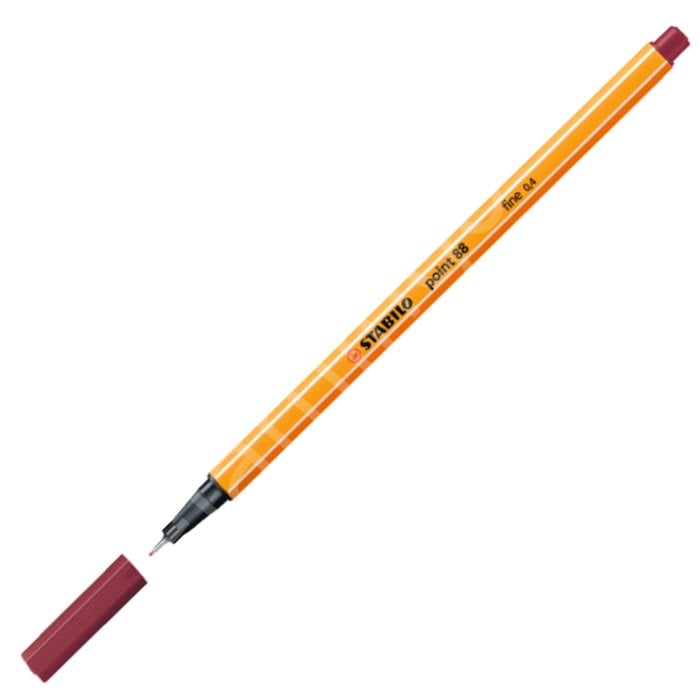 Stabilo Point 88 İnce Uçlu Keçeli  Kalem Vişne Çürüğü