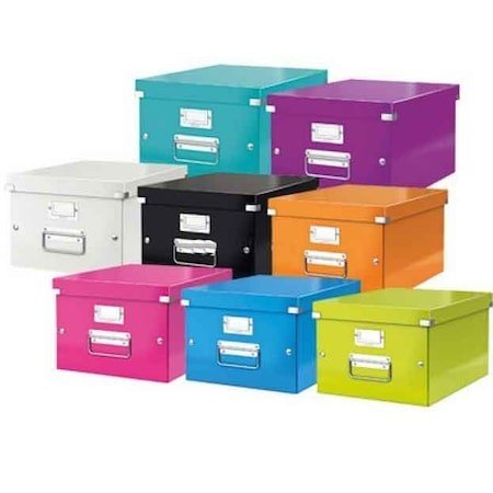 Leitz WOW C&S Küçük Boy Kutu Metalik Beyaz Renk 60430001