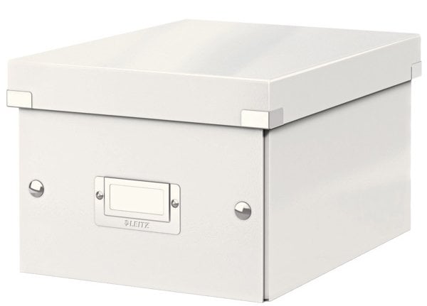 Leitz WOW C&S Küçük Boy Kutu Metalik Beyaz Renk 60430001