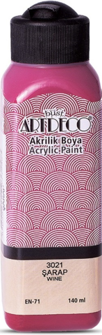 Artdeco Akrilik Boya 140 ML Şarap Y070R-3021