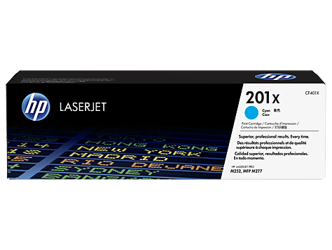 HP 201X Yüksek Kapasiteli Camgöbeği Orijinal LaserJet Toner Kartuşu (CF401X)