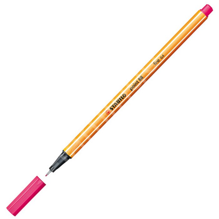 Stabilo Point 88 İnce Uçlu Keçeli  Kalem Floresan Pembe