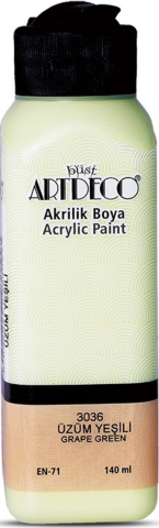 Artdeco Akrilik Boya 140 ML Üzüm Yeşili Y070R-3036