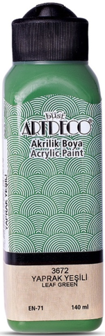 Artdeco Akrilik Boya 140 ML Yaprak Yeşili Y070R-3672