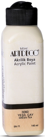Artdeco Akrilik Boya 140 ML Yeşil Çay Rengi Y070R-3060