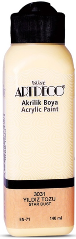 Artdeco Akrilik Boya 140 ML Yıldız Tozu Y070R-3031