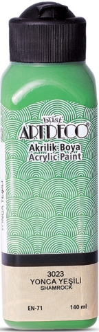 Artdeco Akrilik Boya 140 ML Yonca Yeşili Y070R-3023