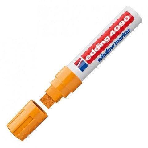 Edding 4090 Cam Kalemi Fosforlu Turuncu