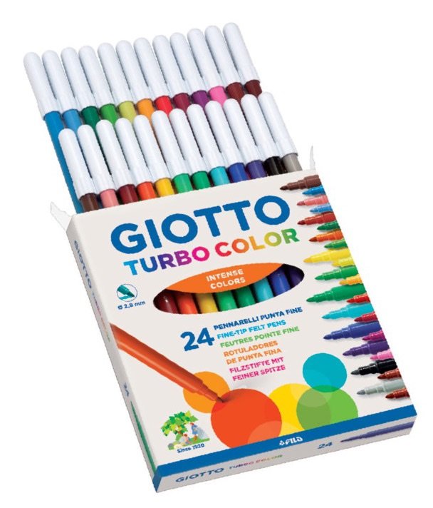 Giotto Keçeli Kalem Turbo Color 24 Renk