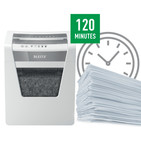 Leitz IQ Office Pro P6+  8010 Evrak İmha Makinesi