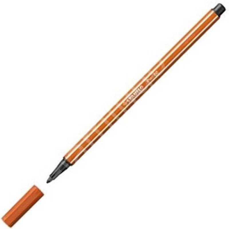 Stabilo Pen 68 Keçeli Kalem Koyu Kahverengi