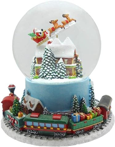 Müzikli Biblo Noel Baba Ve Müzikli Tren Müzikli Su Küresi No:61012