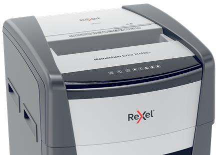 Rexel Momentum Extra XP426+ Sıkışmasız Çapraz Kesim Evrak İmha Makinesi