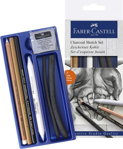 Faber Castell Charcoal Sketch Kömür Eskiz Seti