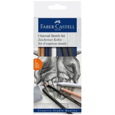Faber Castell Charcoal Sketch Kömür Eskiz Seti