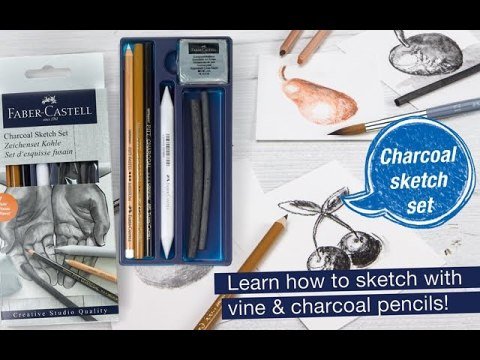 Faber Castell Charcoal Sketch Kömür Eskiz Seti