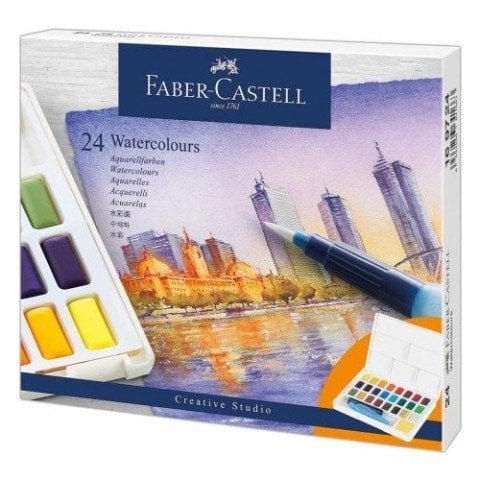 Faber Castell Creative Studio Tablet Suluboya 24'lü
