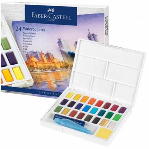Faber Castell Creative Studio Tablet Suluboya 24'lü