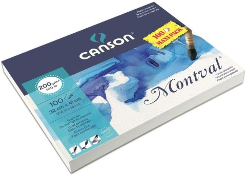 Canson Montval 32X41 Suluboya Blok 200gr. 100'lü
