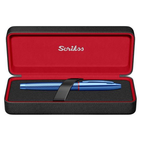 Scrikss Noble 35 Dolma Kalem M Uç Metalik Mavi