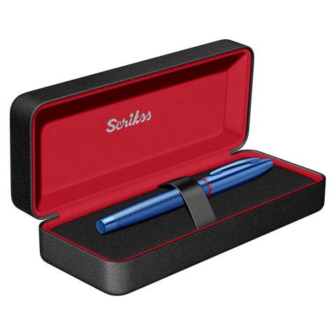 Scrikss Noble 35 Dolma Kalem M Uç Metalik Mavi