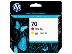 HP 70 Macenta ve Sarı DesignJet Baskı Kafası (C9406A)