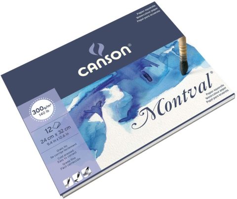 Canson Montval Spiralli Blok 10.5x15.5 300gr.12 Sayfa
