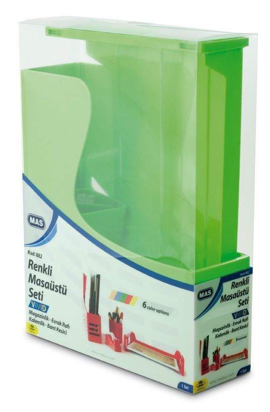 Mas 882 Renkli Masa Seti Vivid Yeşil