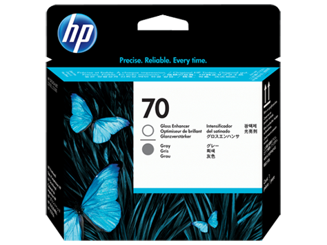 HP 70 Parlaklık Artırıcı ve Gri DesignJet Baskı Kafası (C9410A)
