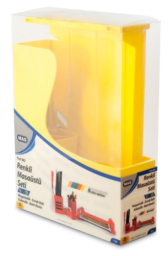 Mas 882 Renkli Masa Seti Vivid Sarı