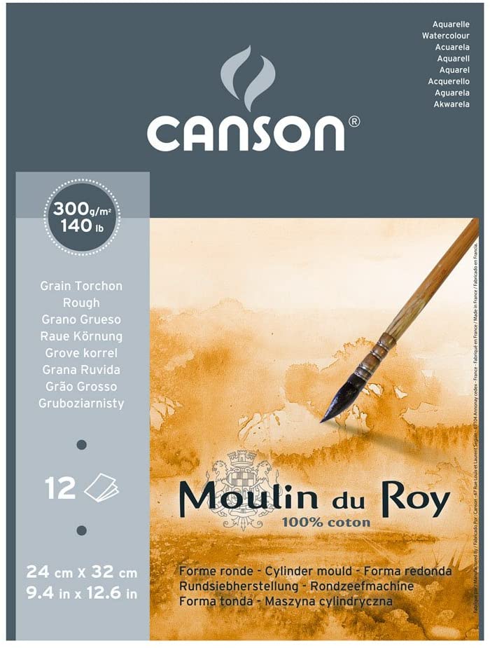 Canson Moulin Du Roy Suluboya Blok 24x32 300gr.